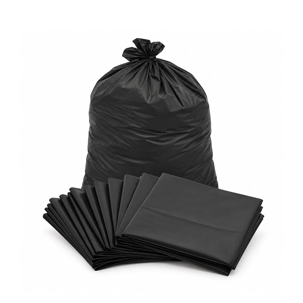 LDPE Garbage Bags Black 18KG 90 Microns - SNH Packing