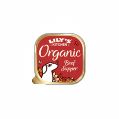 Lily's Kitchen Organic Beef Supper Wet Dog Food (150g) - SNH Packing