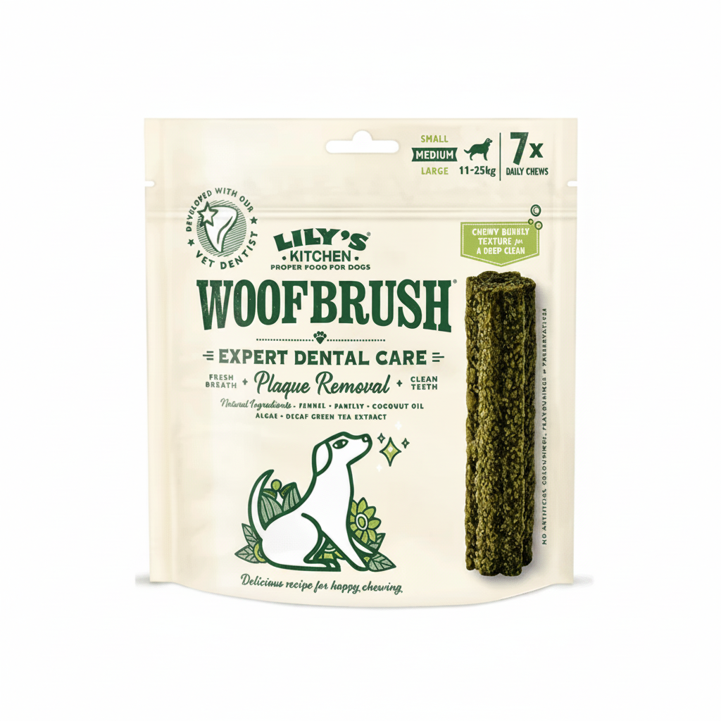 Lily's Kitchen Woofbrush Dental Dog Chews Bulk Pack Medium - SNH Packing