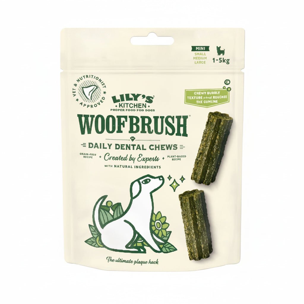 Lily's Kitchen Woofbrush Dental Dog Chews Bulk Pack - MINI - SNH Packing