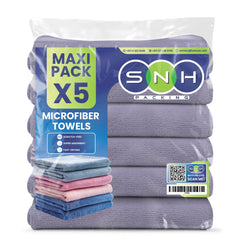 Microfiber Cleaning Cloth – 5 PCS PKT | 40x40 cm - SNH Packing