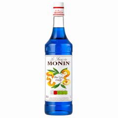 Monin Blue Lagoon Zesty Orange Syrup Citrus Flavour 1L