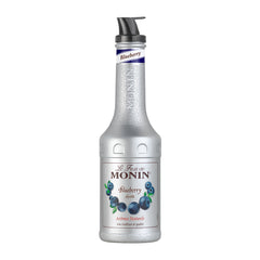 Monin Blueberry Fruit Mix Puree Sweet Ripe Flavour 1L