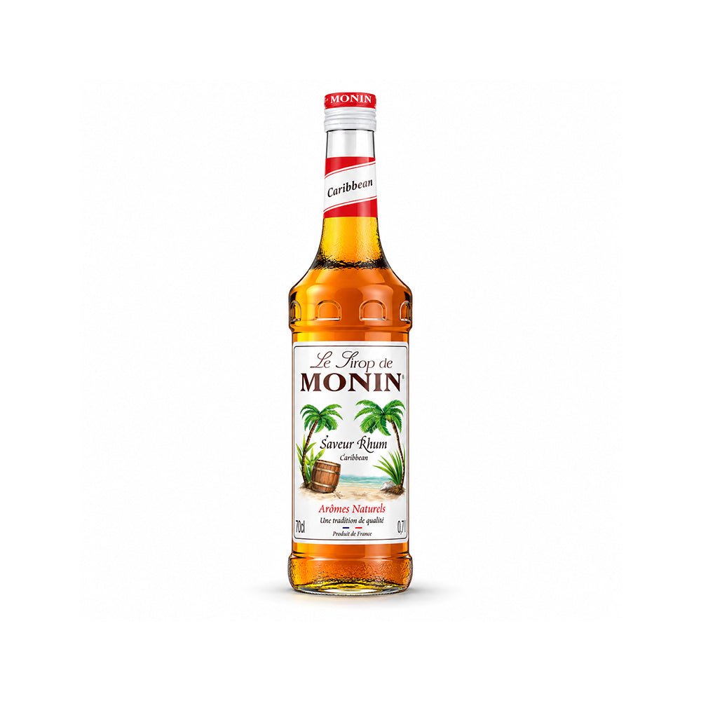 Monin Caribbean Rum Syrup 700ML for Mocktails and Coffee - SNH Packing