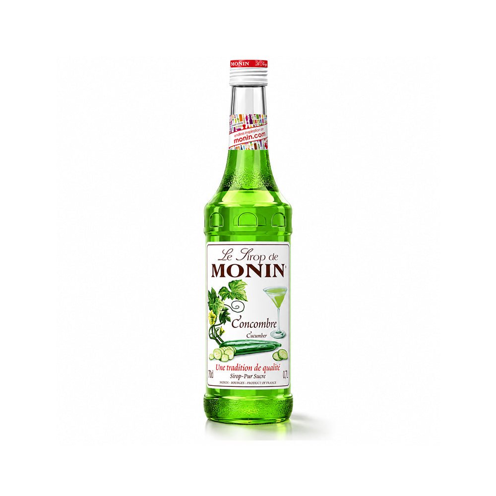 Monin Cucumber Syrup 700ml for Cocktails Mocktails and Tea - SNH Packing