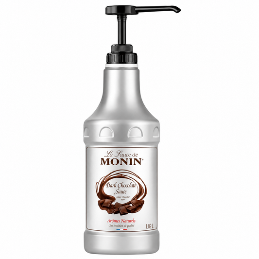 Monin Dark Chocolate Sauce Rich Cocoa Flavour 1.89L
