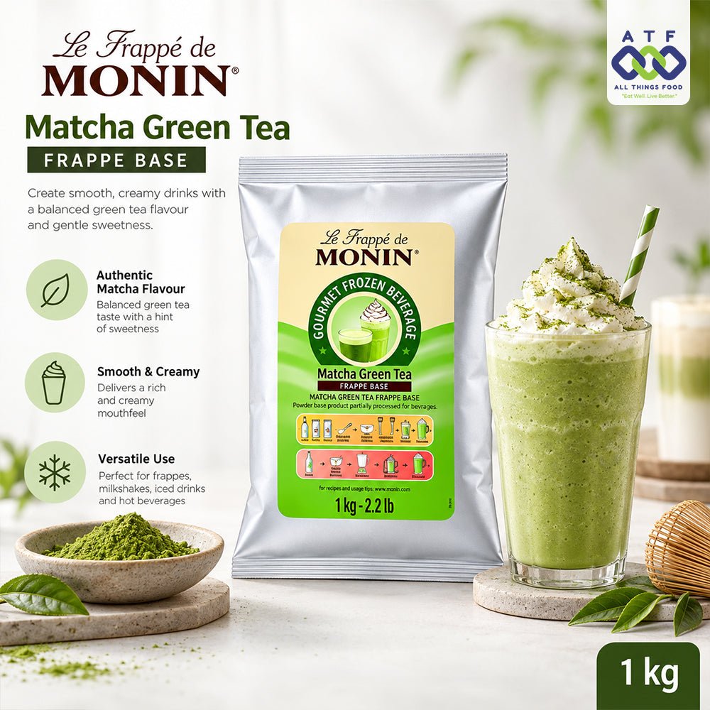Monin Matcha Green Tea Frappe Base Powder 1kg - SNH Packing