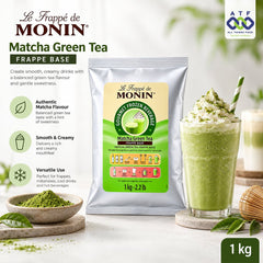 Monin Matcha Green Tea Frappe Base Powder 1kg - SNH Packing
