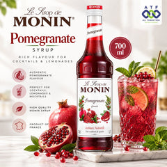 Monin Pomegranate Syrup 700ml for Cocktails and Lemonades - SNH Packing