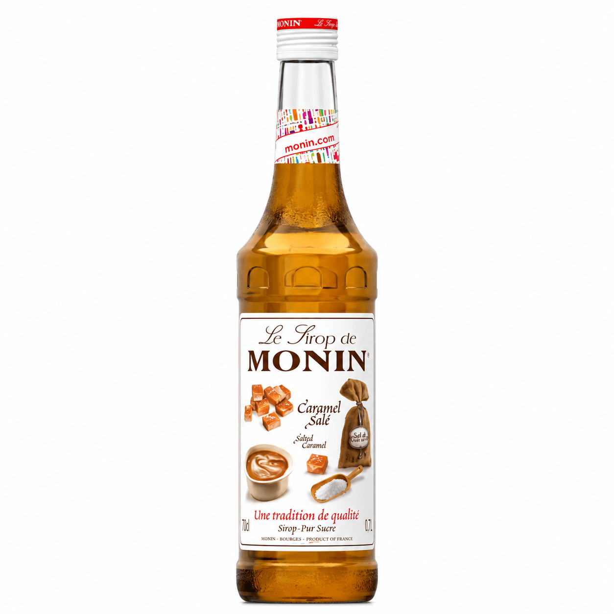 Monin Salted Caramel Syrup 700ML Premium Caramel Beverage Syrup - SNH Packing