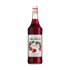 Monin Strawberry Syrup Sweet Fruit Flavour 1L