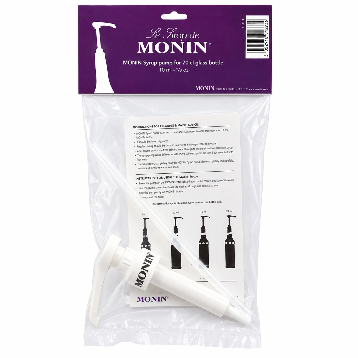 Monin Syrup Pump for 70cl Bottle 10ml Dispensing