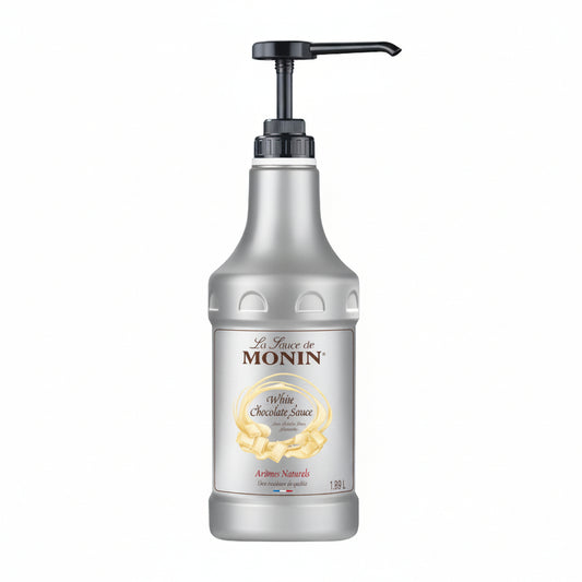 Monin White Chocolate Sauce Creamy Flavour 1.89L