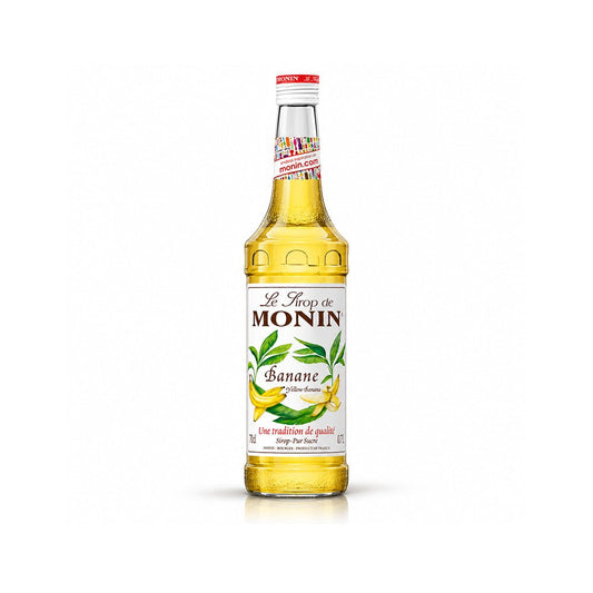 Monin Yellow Banana Syrup 700ml for Cocktails and Desserts - SNH Packing