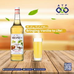 Monin Vanilla Syrup 1 Liter