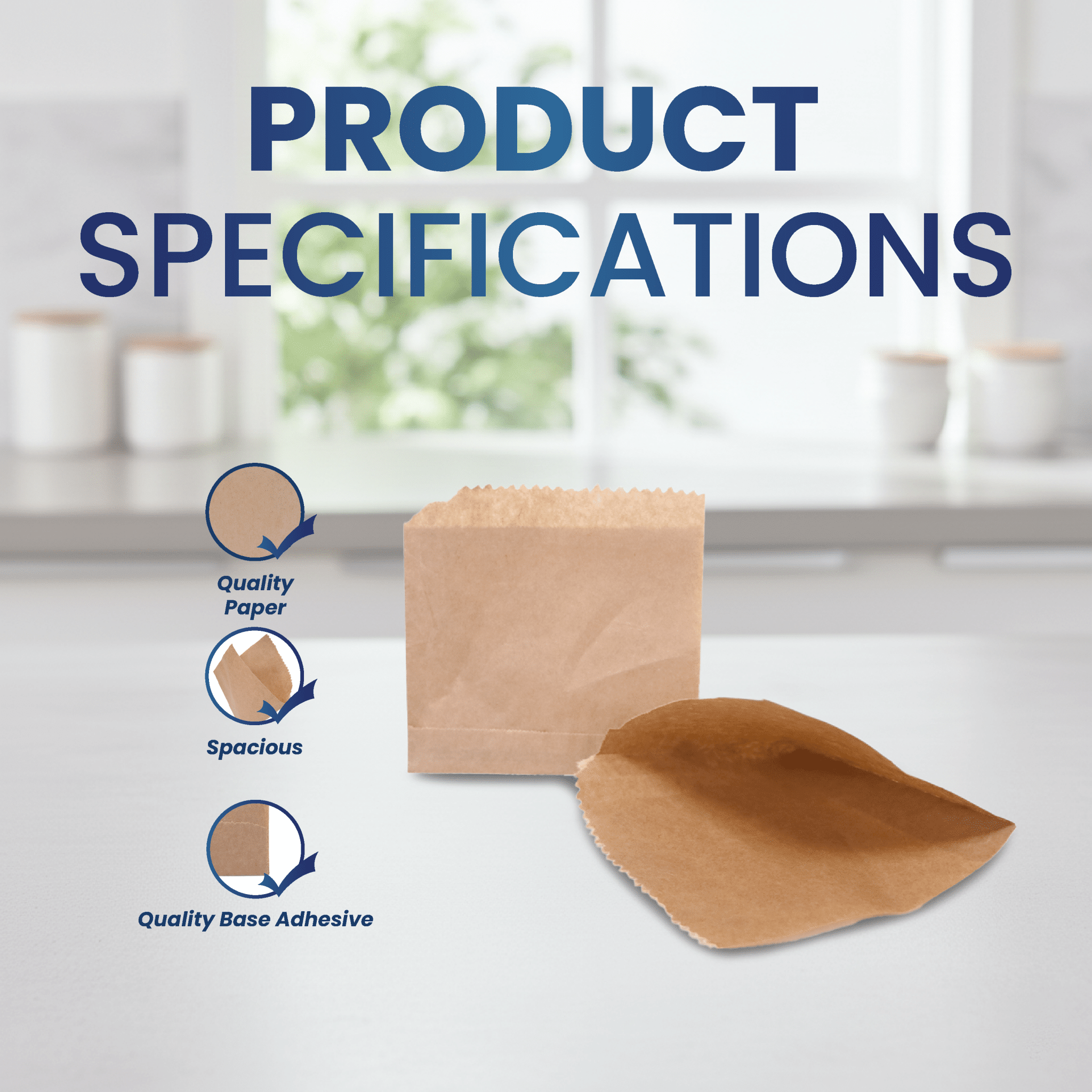 Paper Cookie Pouches | 2 Side Open Disposable Packaging - SNH Packing