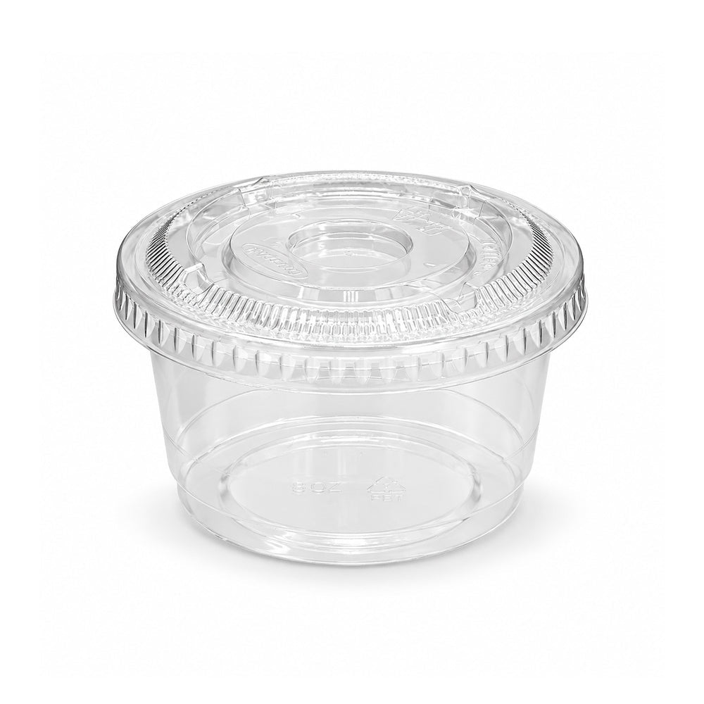 PET Dessert Cups SD15 SD20 6oz 8oz with Lids - SNH Packing