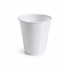 Plastic Cup 5 OZ White Disposable Beverage Cup 50 Pieces - SNH Packing