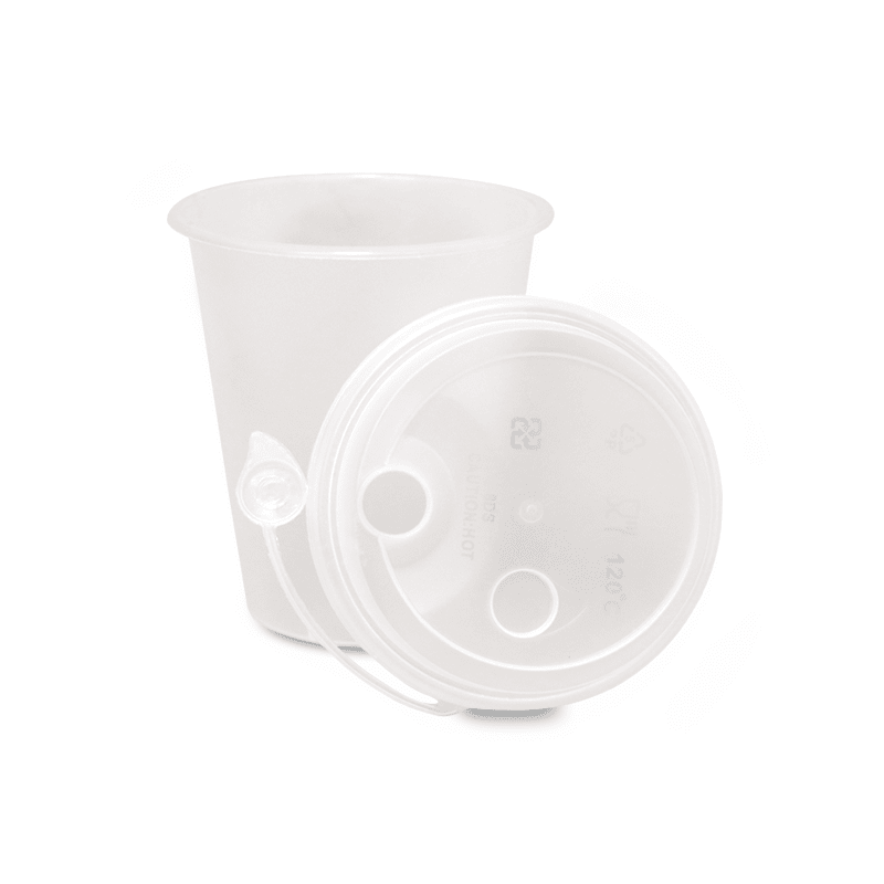 PP Frosted Juice Cup with Lid 90MM - SNH Packing