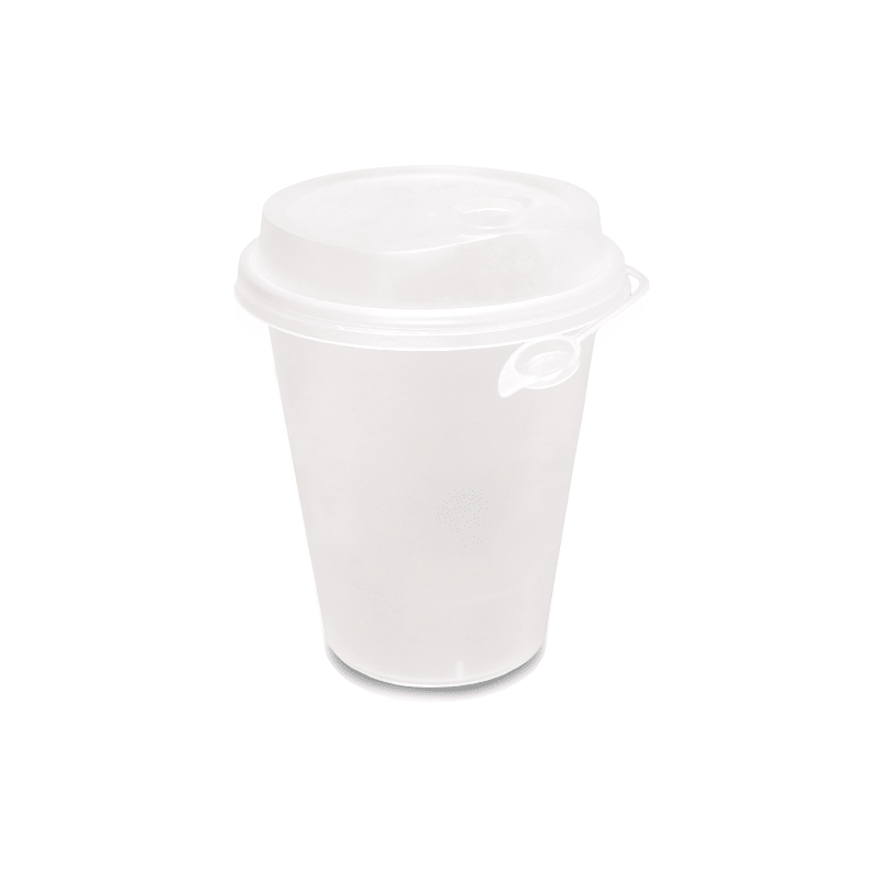 PP Frosted Juice Cup with Lid 90MM - SNH Packing