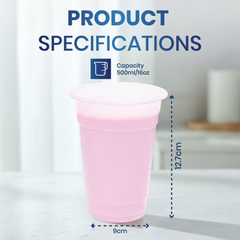 PP Juice Cups Clear 16oz 24oz 90 95 DIA Disposable Cups - SNH Packing