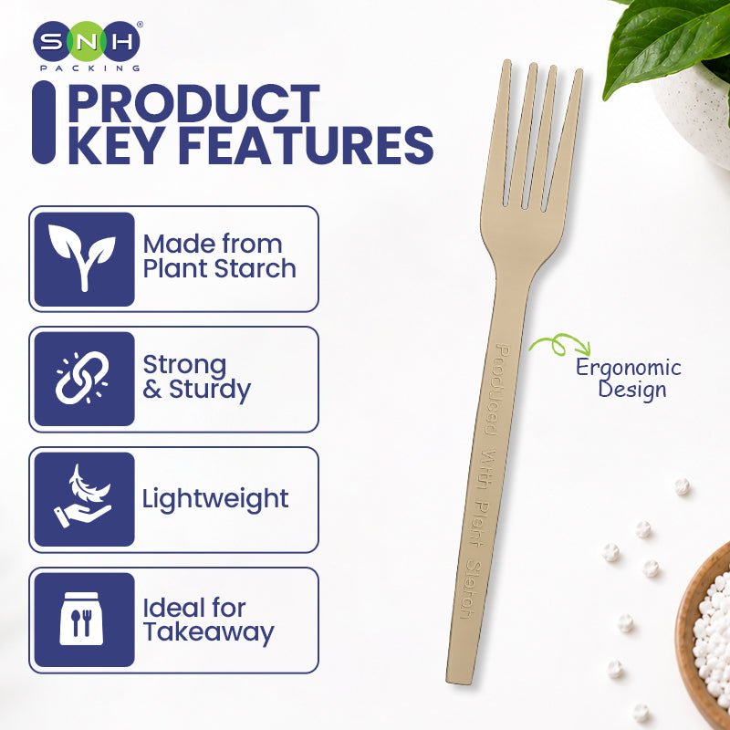 PSM Disposable Individual Cutlery UAE - Spoon | Fork | Knife - SNH Packing