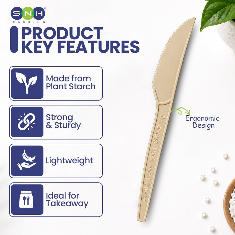 PSM Disposable Individual Cutlery UAE - Spoon | Fork | Knife - SNH Packing