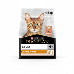 Purina Pro Plan Adult Derma Care, Dry Cat Food with Salmon, 1.5 kg - SNH Packing