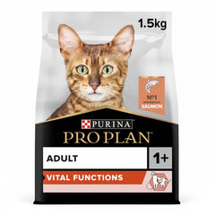 Purina Pro Plan Adult Vital Functions Everyday Dry Cat Food with Salmon, 1.5 kg - SNH Packing