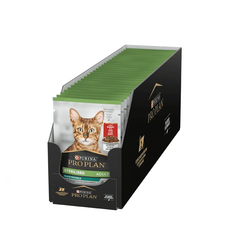 Purina Pro Plan Sterilised Wet Cat Food, Beef in Gravy, 85g - SNH Packing