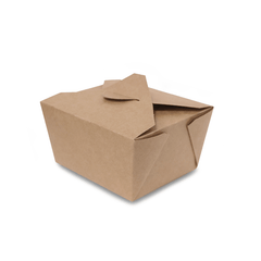 Rectangular Brown Kraft Takeaway Boxes – Durable Food Packaging Box - SNH Packing