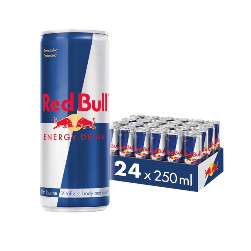 Red Bull Energy Drink 250ML 24 Pack Original Energy Beverage - SNH Packing