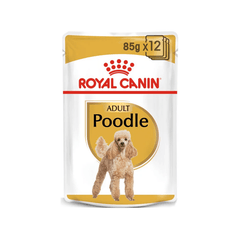 Royal Canin Breed Health Nutrition Poodle Adult (Wet Food - Pouches) 12 x 85 g - SNH Packing