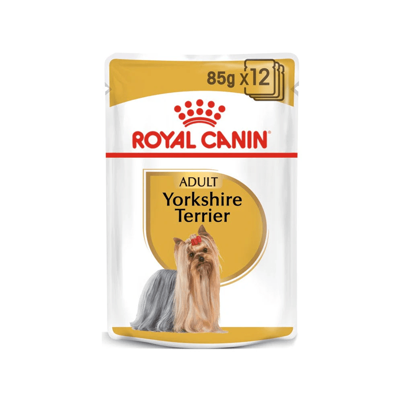Royal Canin Breed Health Nutrition Yorkshire Adult (Wet Food - Pouches) 12 x 85 g - SNH Packing