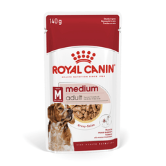 Royal Canin Size Health Nutrition Medium Adult (Wet Food - Pouches) 10 x 140 g - SNH Packing