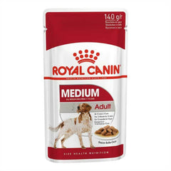 ROYAL CANIN SIZE HEALTH NUTRITION MEDIUM ADULT (WET FOOD - POUCHES) 1x140g - SNH Packing