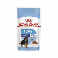 ROYAL SIZE HEALTH NUTRITION MAXI PUPPY (WET FOOD - POUCHES)1x140g - SNH Packing