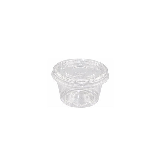 RPET Portion Cups 2 OZ 3.5 OZ Eco Friendly Sauce Cups - SNH Packing