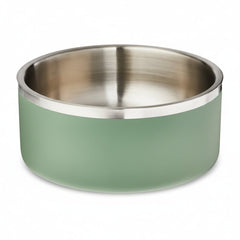 Saluki Stainless Steel Double Wall Dog Bowls GREEN 1.2L - SNH Packing