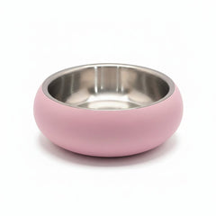 Saluki Stainless Steel Double Wall Dog Bowls PINK - 700ML - SNH Packing