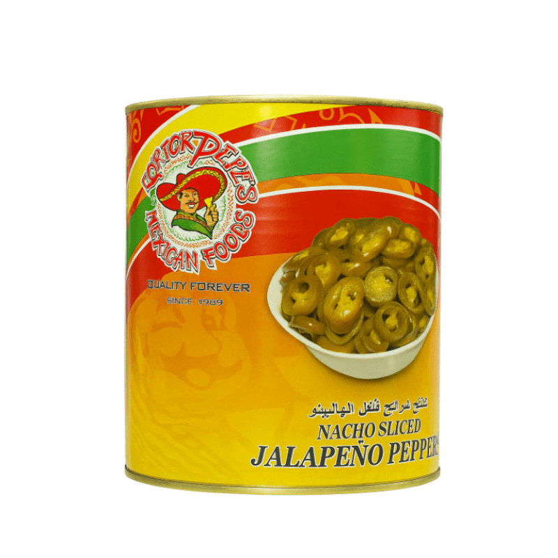 Senor Pepe's Turkish Jalapeno Nacho Sliced, 2.95kg - SNH Packing