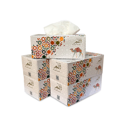 SNH Al Fajr facial tissue 200 sheets soft tissue paper UAE