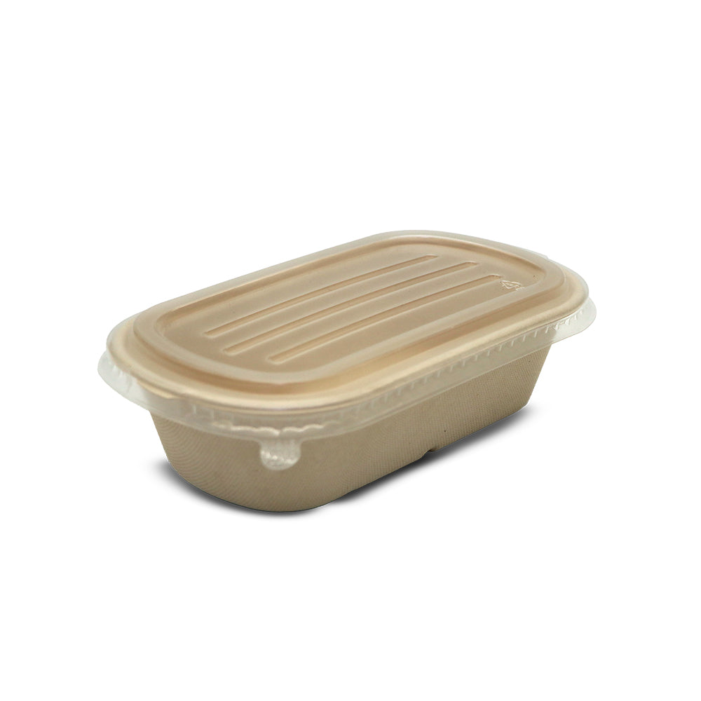 SNH bagasse oval 750ml eco friendly food container UAE