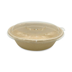 SNH bagasse round container with PET lid 32oz eco friendly food container UAE