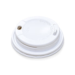 Paper Cup PP Slider Lid 90 Dia White