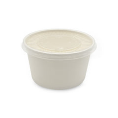 SNH white kraft paper ice cream cup flat lid 6oz UAE