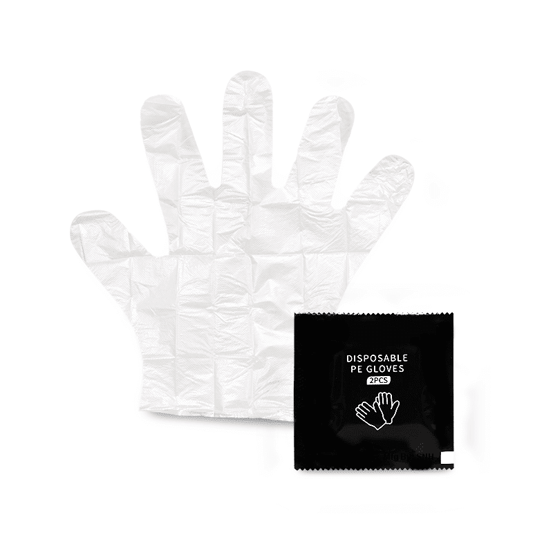 SNH Wrapped PE Gloves Disposable Food Handling - SNH Packing