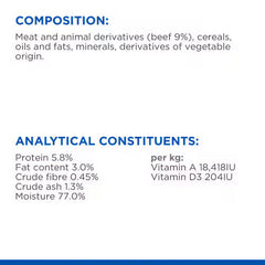 Hill’s Science Plan Adult Dog Food with Beef (12x370g)