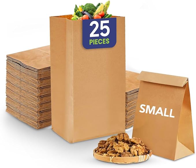 Square Bottom Paper Bags – Kraft Takeaway - SNH Packing