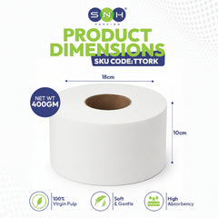 T Tork Tissue Roll 400g Pack of 12 Rolls